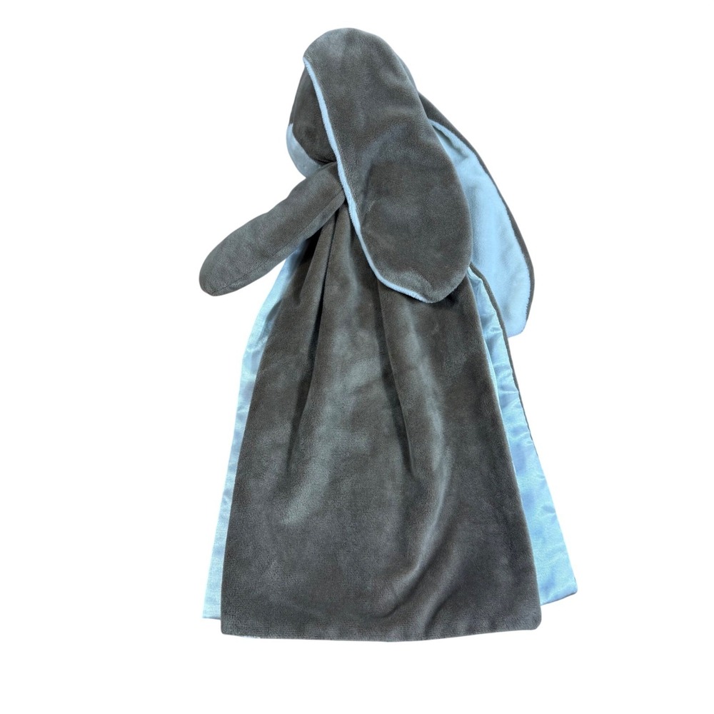 Bunnies By The Bay Bunny Nibble Buddy Blanket‎ Brown Lovey Security Plush 104456 - Picture 6 of 9